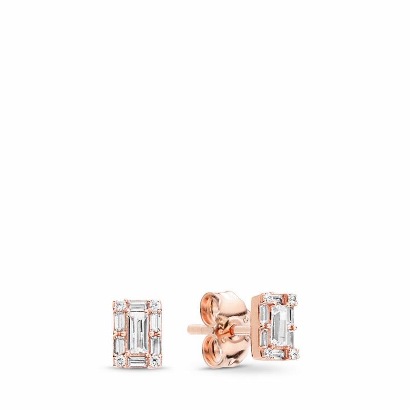 Pandora Rose™ Luminous Ice Stud Earrings Outlet NZ (894520-YXT)